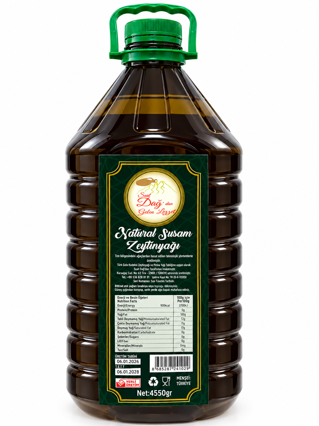 Suat DAĞ’dan 5 LT Naturel Sızma Zeytinyağı | Tire Zeytinyağı - Görsel 2