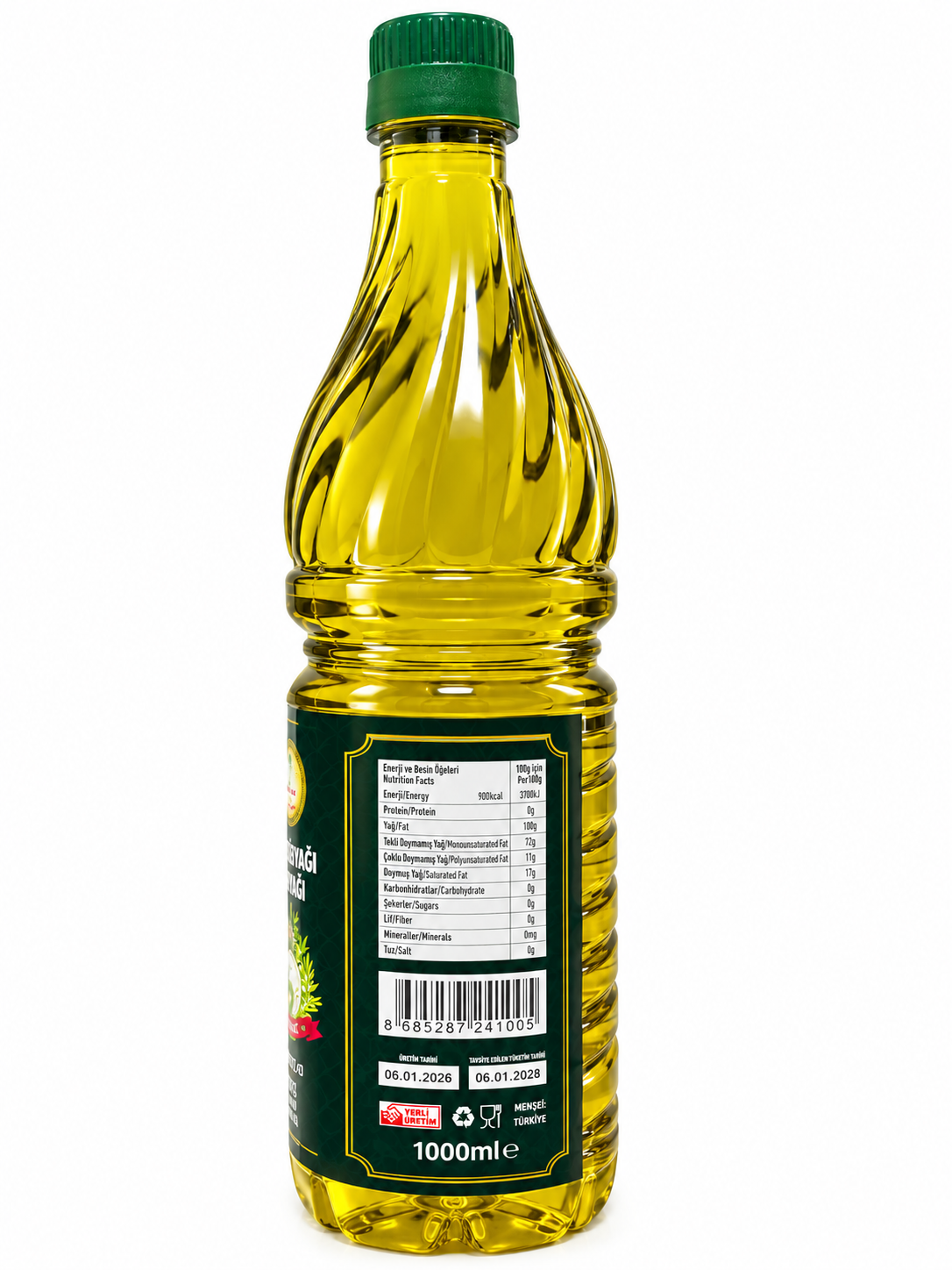Pet Şişe Sızma Zeytinyağı 1 LT - Görsel 2